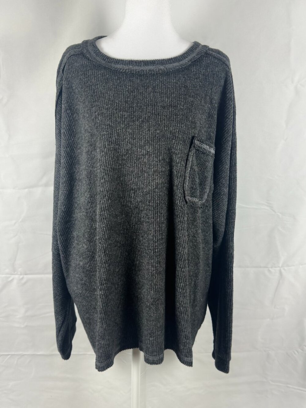 Zenana Ribbed Drop Shoulder Sweater – Plus Size 2X/3X – NWT Fall, BTS